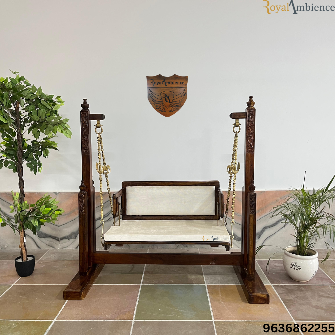 Wooden Swing / Jhula with Stand - Buji Uv