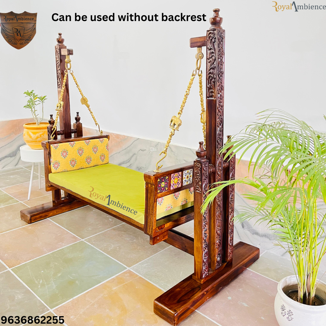 Wooden Swing with Stand - Tiya Buji