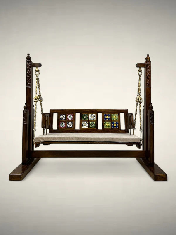 Wooden Swing with Stand - Maharani