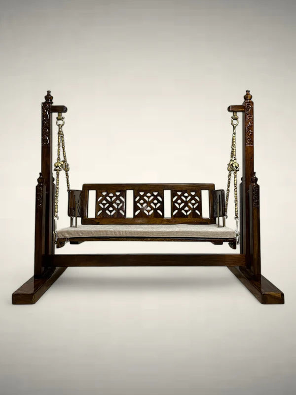 Wooden Swing with Stand - Maharani