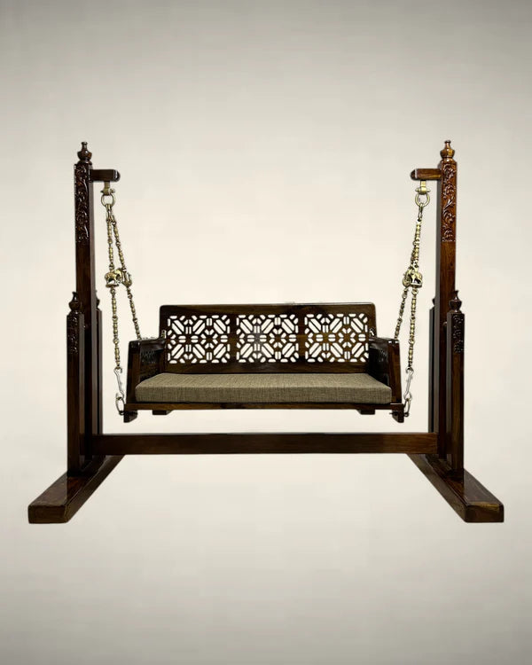 Wooden Swing with Stand - Maharani