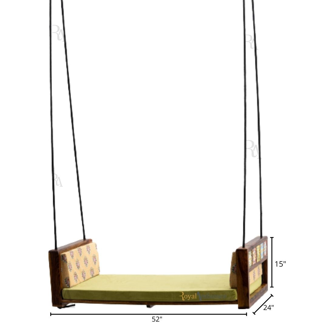 Wooden Convertible Flexible Reversible Swing / Jhula (Tile) - Tiya