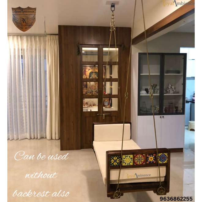 Wooden Convertible Flexible Reversible Swing / Jhula (Tile) - Tiya
