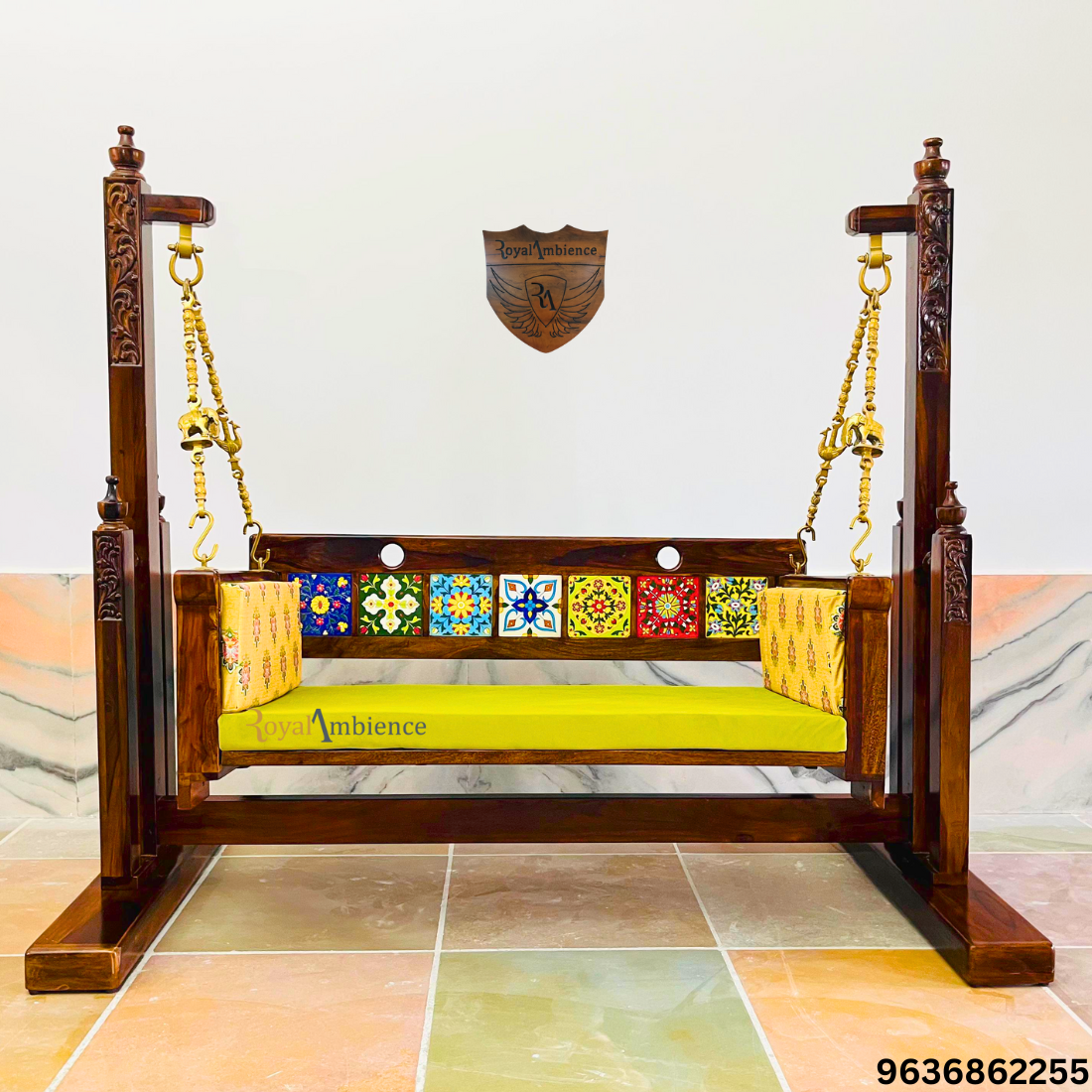 Wooden_swing_with_stand_carving_jhula_for_home