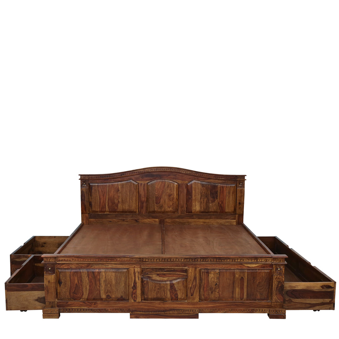 Wooden bed with storage - Borage