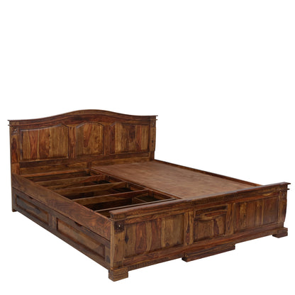 Wooden bed with storage - Borage