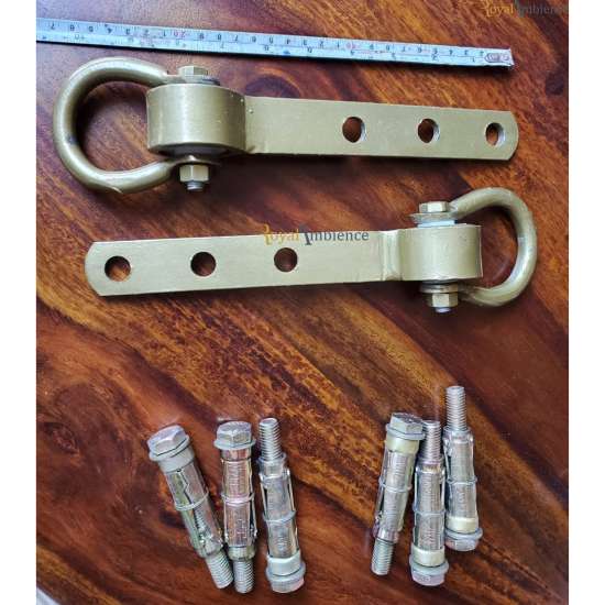 Beam Hardware For Swing (Brass Finish)