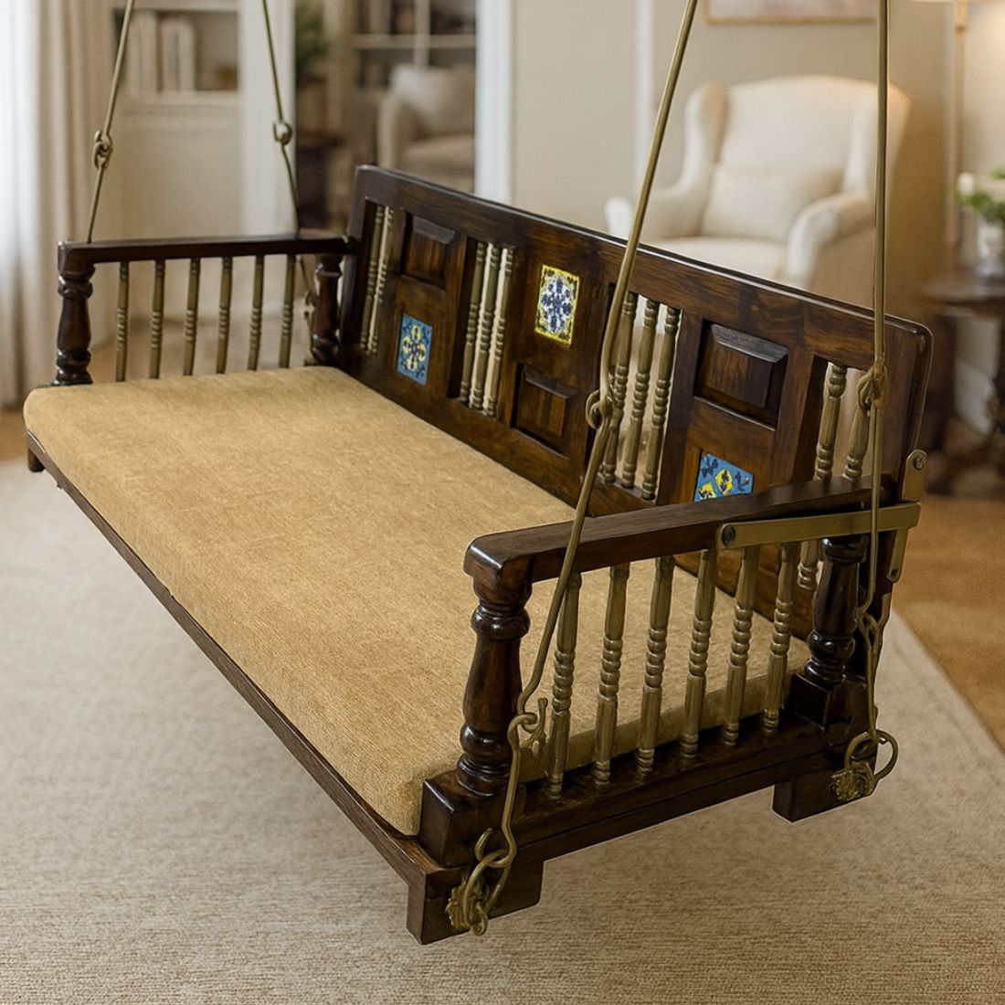 Wooden Swing for Home - Prithvi