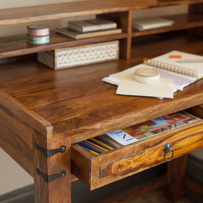 Wooden Study Table + Chair + Bookshelf — Marigold Collection