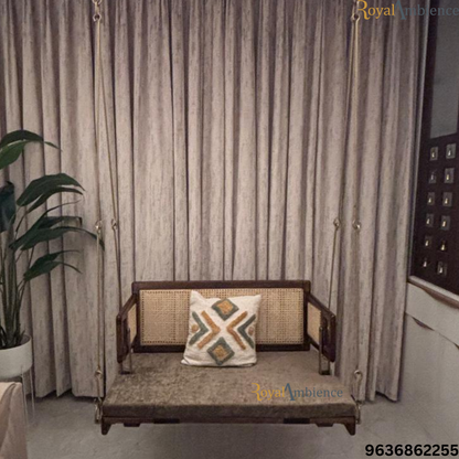 Reversible Wooden Swing ( Jhula CANE ) Onjle - OVI
