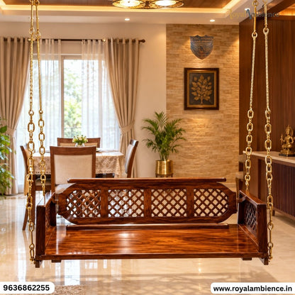 Radhe - Wooden Swing / Jhula for Home