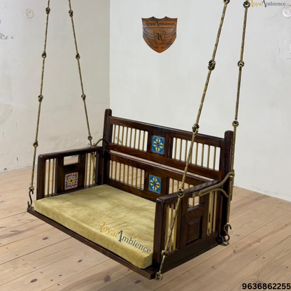 Wooden Reversible Swing / Cradle (Palna) Hanging Jhula for Home - Cradle Palna
