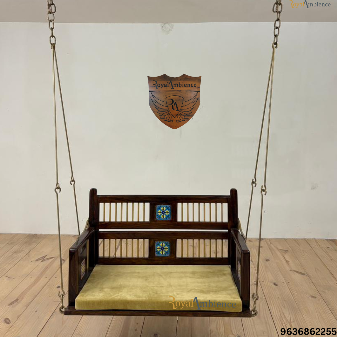 Wooden Reversible Swing / Cradle (Palna) Hanging Jhula for Home - Cradle Palna
