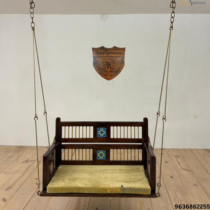 Wooden Reversible Swing / Cradle (Palna) Hanging Jhula for Home - Cradle Palna