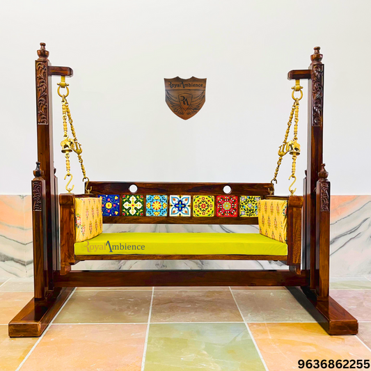 Wooden_swing_with_stand_carving_jhula_for_home