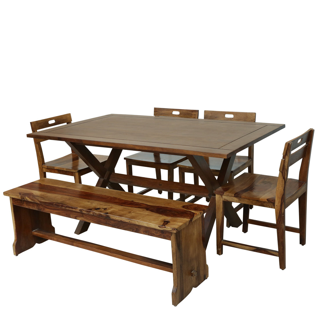 Dining Table Set Wooden - FLORA