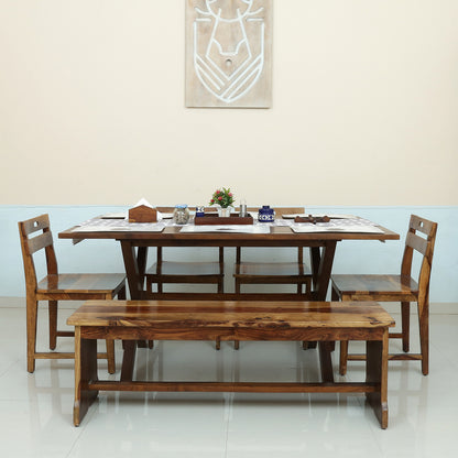 Dining Table Set Wooden - FLORA