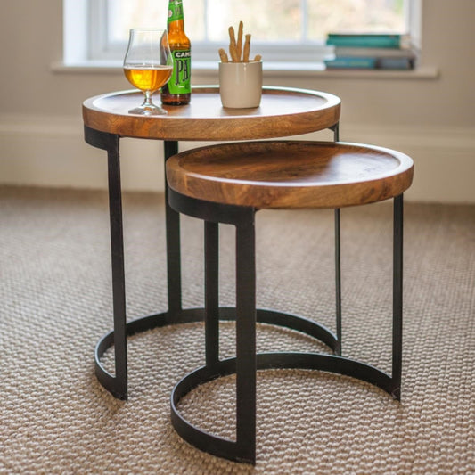 Nested Wooden Stools — Fusion