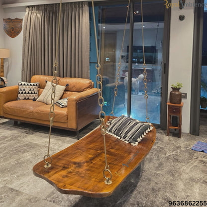 Plank swing Single piece- Live Edge