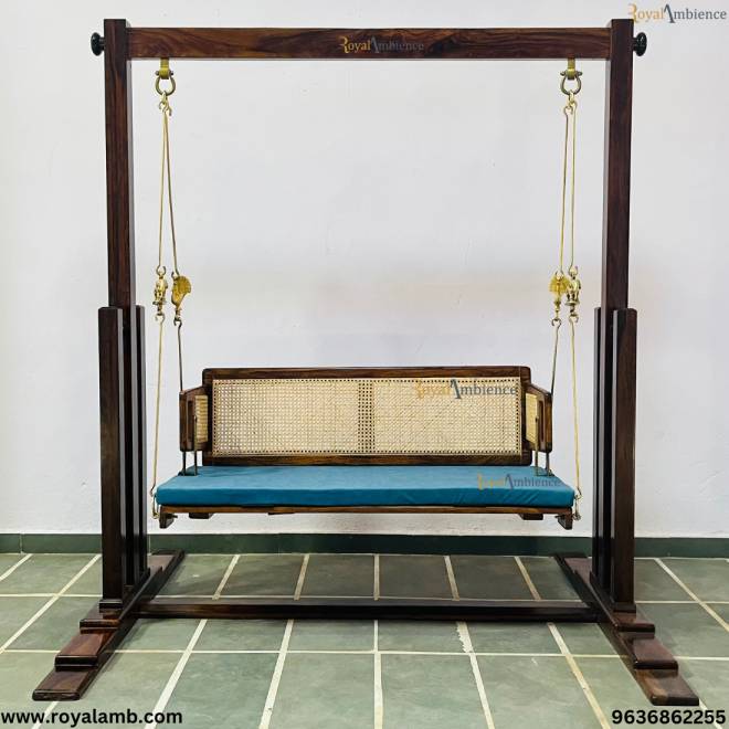 Wooden Reversible Swing With Stand - Ovi hamir