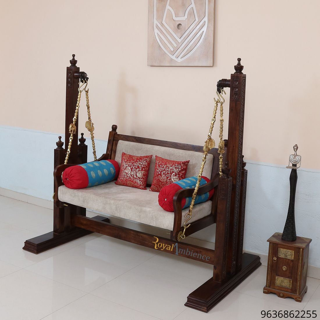 Swing with Stand (Wooden Jhula) for Living Room - BUJI