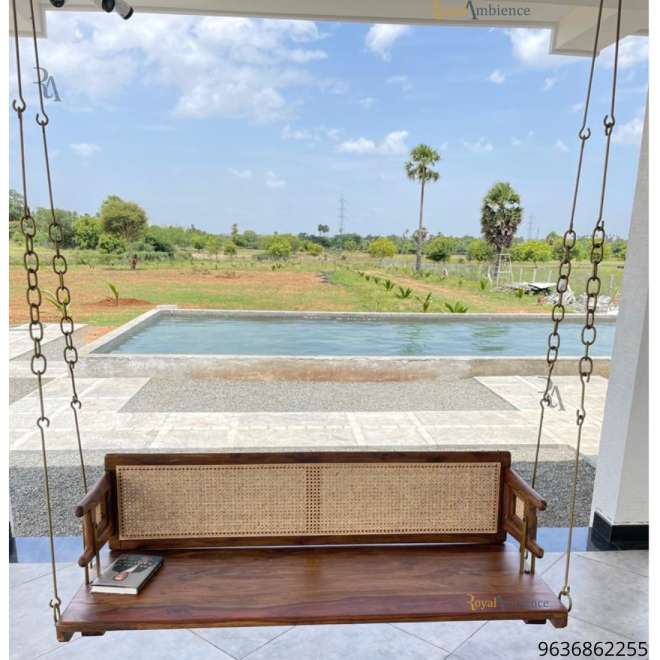 Reversible Wooden Swing ( Jhula CANE ) Onjle - OVI