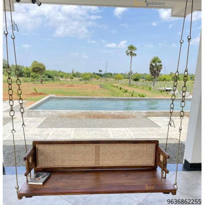 Reversible Wooden Swing ( Jhula CANE ) Onjle - OVI